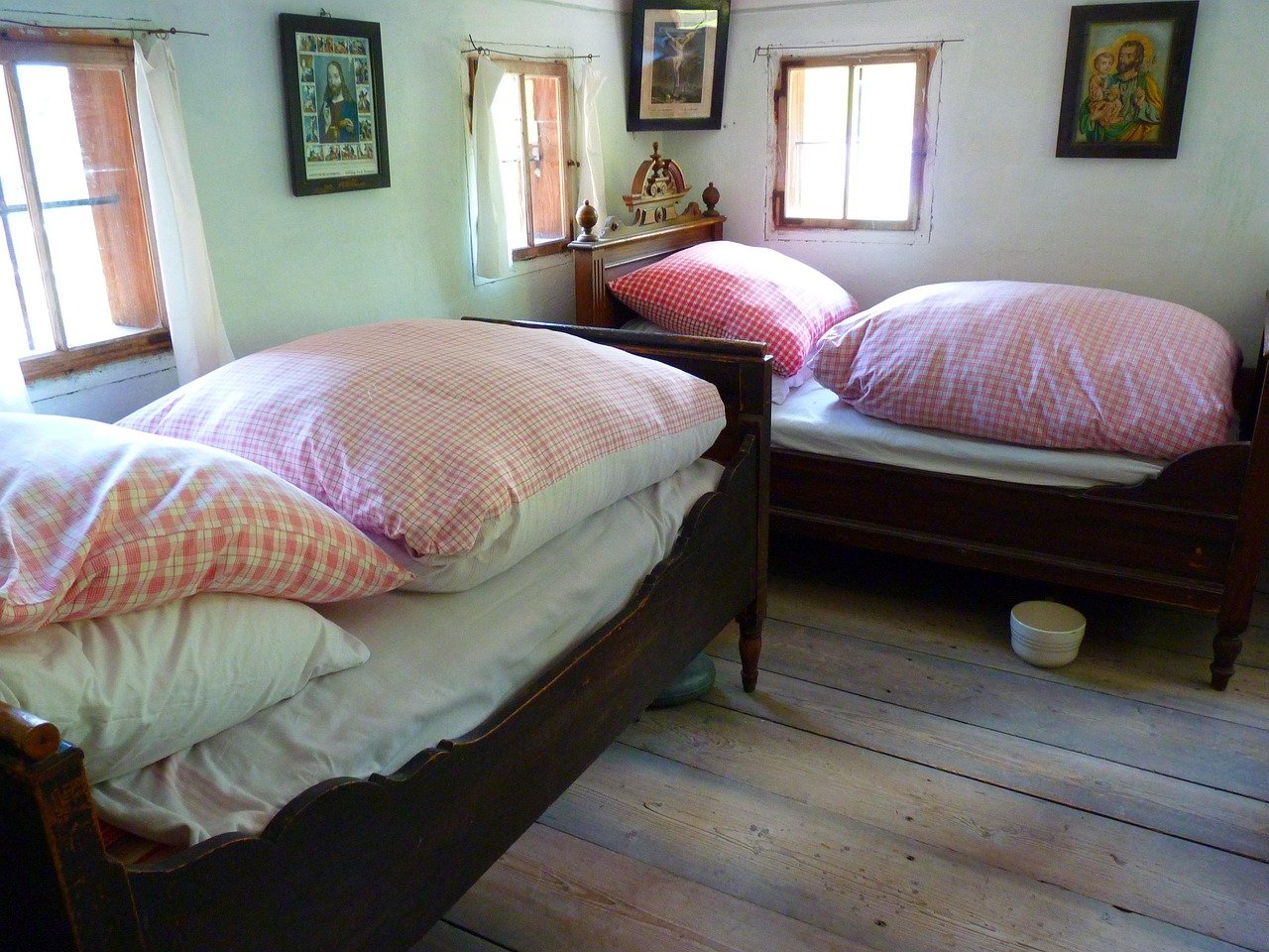 bed, beds, bedroom, feather beds, farmhouse, farm museum, furniture, nostalgia, bedroom, bedroom, bedroom, bedroom, bedroom